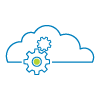 Cloud Storage Optimization Icon